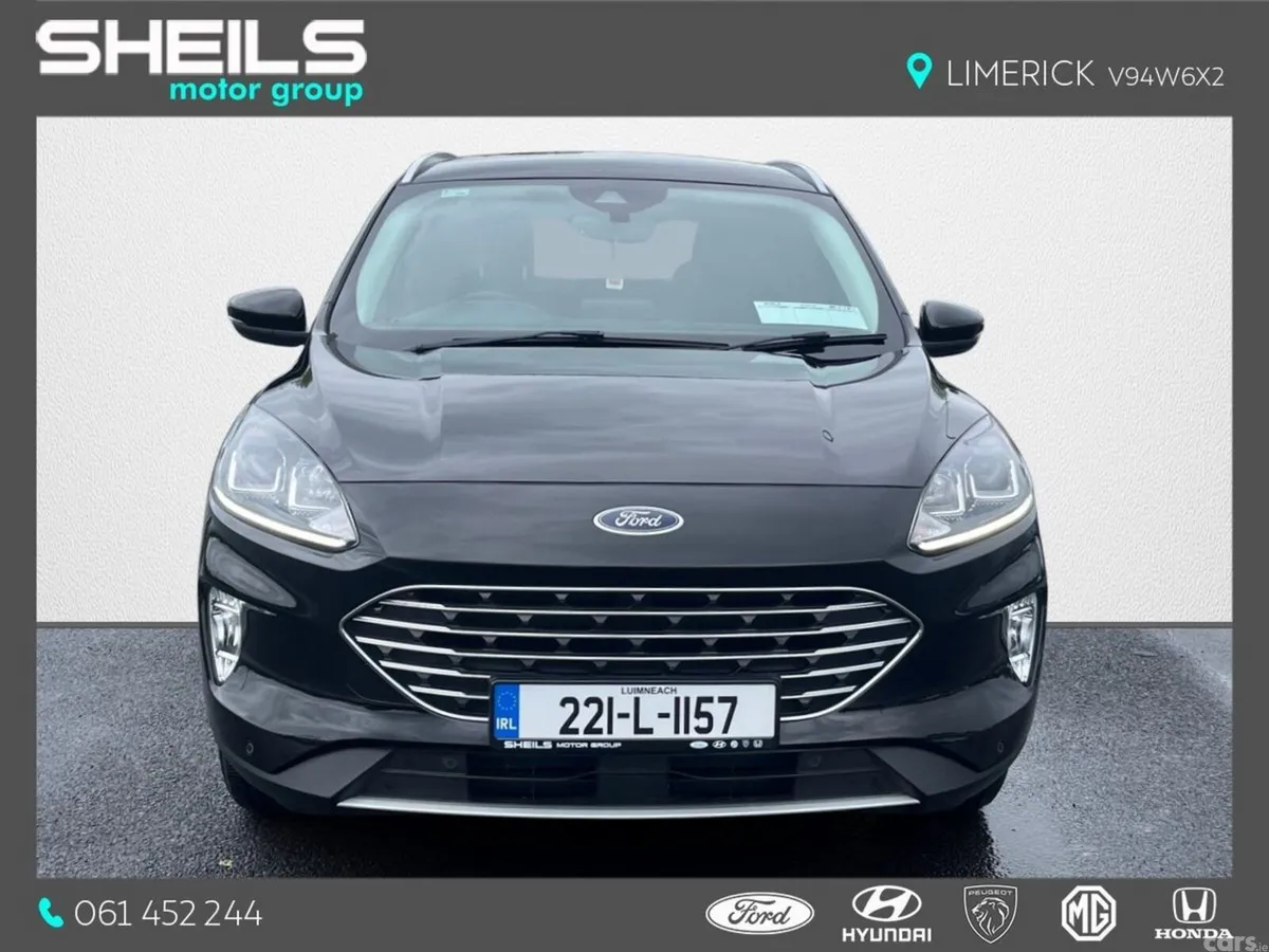 Ford Kuga SUV, Petrol Hybrid, 2022, Black