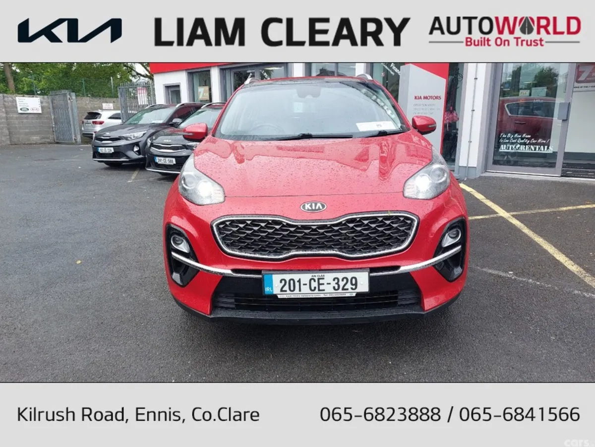 Kia Sportage MPV, Diesel Hybrid, 2020, Red