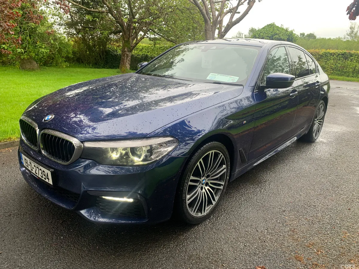 BMW 5-Series Saloon, Diesel, 2019, Blue