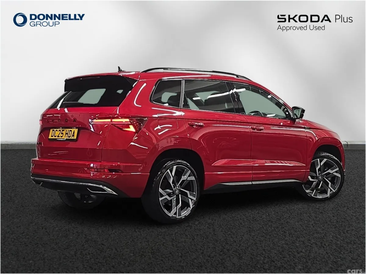 Skoda Karoq Estate, Petrol, 2025, Red