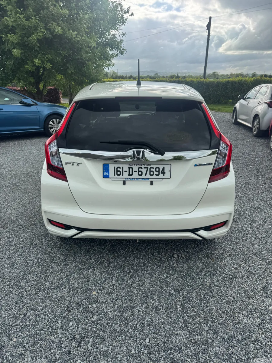 Honda Fit Hatchback, Petrol Hybrid, 2016, White