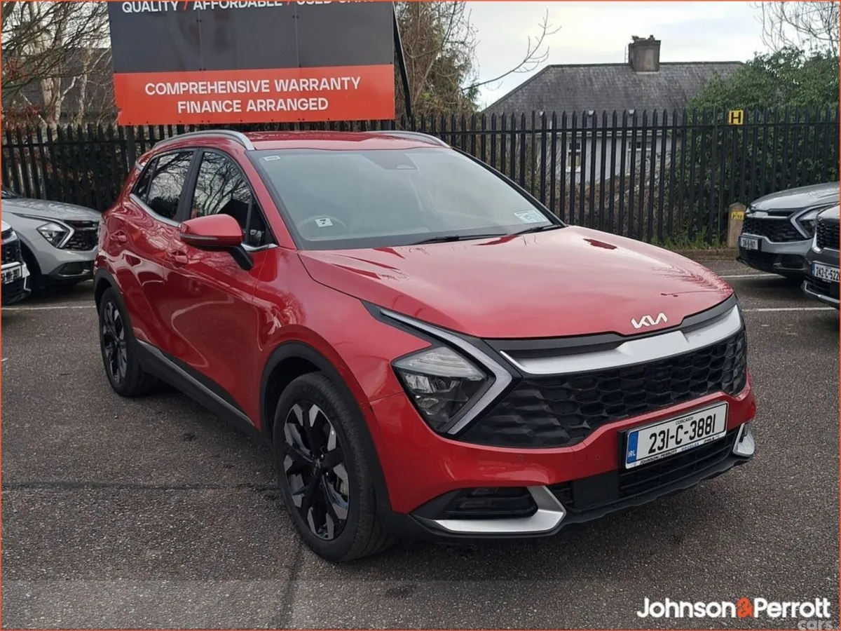 Kia Sportage SUV, Petrol Plug-in Hybrid, 2023, Red