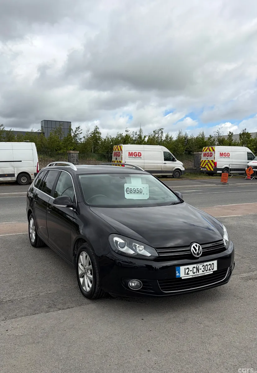 Volkswagen Golf Estate, Petrol Hybrid, 2012, Black