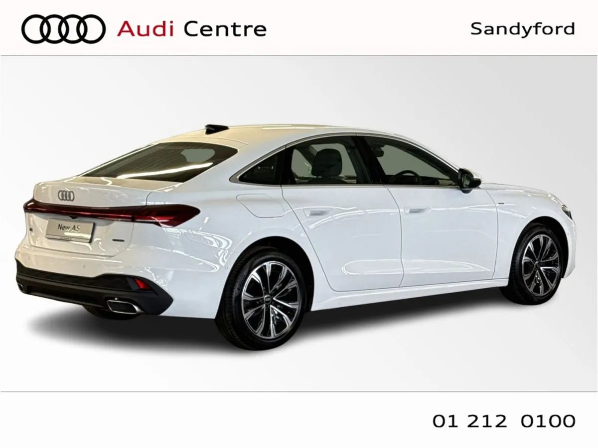 Audi A5 Saloon, Petrol Plug-in Hybrid, 2026, White