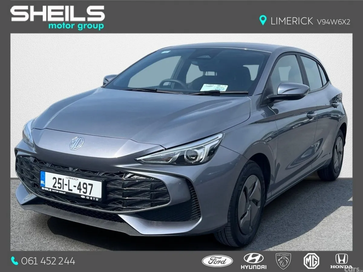 MG MG3 Hatchback, Petrol Hybrid, 2025, Grey