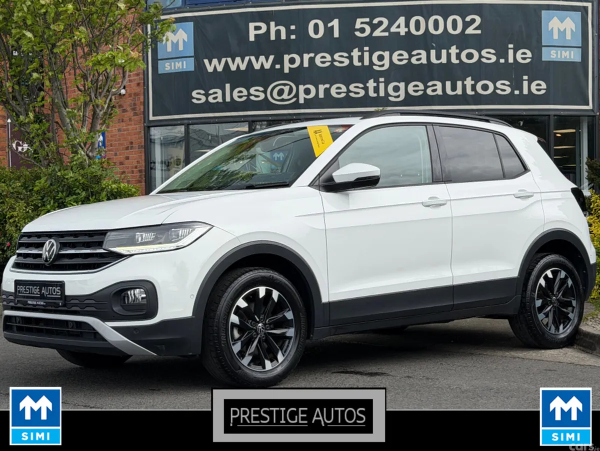 Volkswagen T-Cross SUV, Petrol, 2021, White