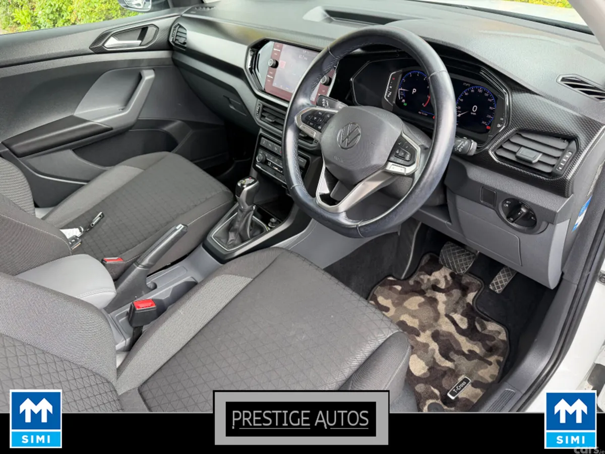 Volkswagen T-Cross SUV, Petrol, 2021, White