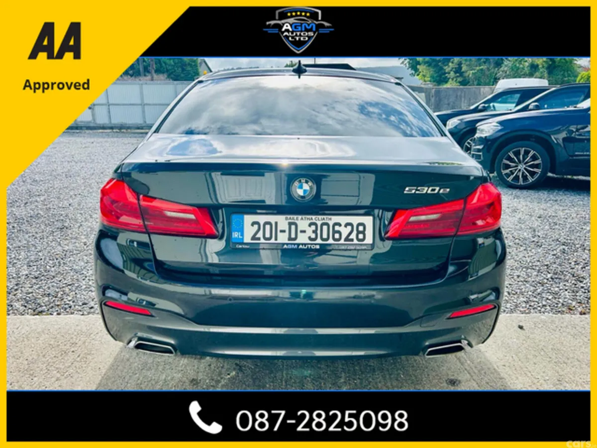 BMW 5-Series Saloon, Petrol Plug-in Hybrid, 2020, Black