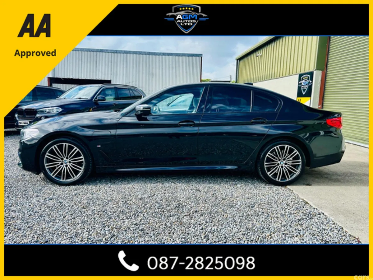 BMW 5-Series Saloon, Petrol Plug-in Hybrid, 2020, Black
