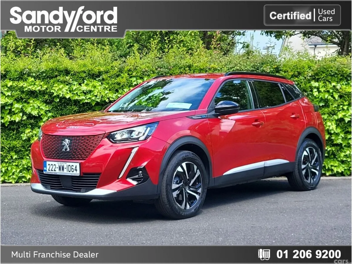 Peugeot 2008 SUV, Electric, 2022, Red