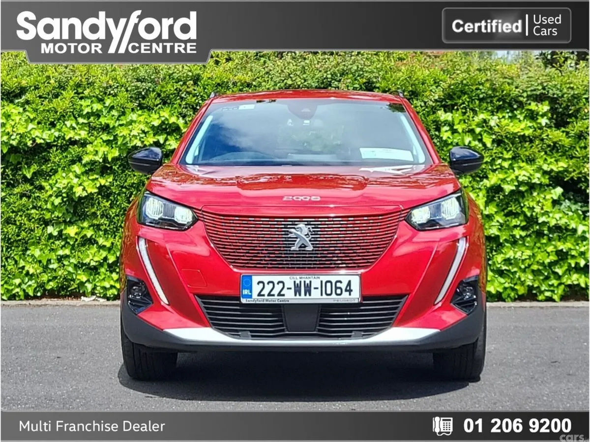 Peugeot 2008 SUV, Electric, 2022, Red