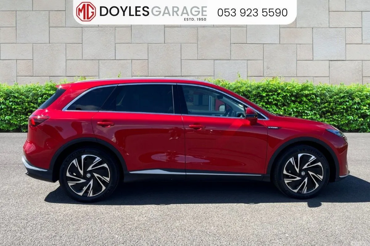MG MGS6 SUV, Electric, 2027, Red