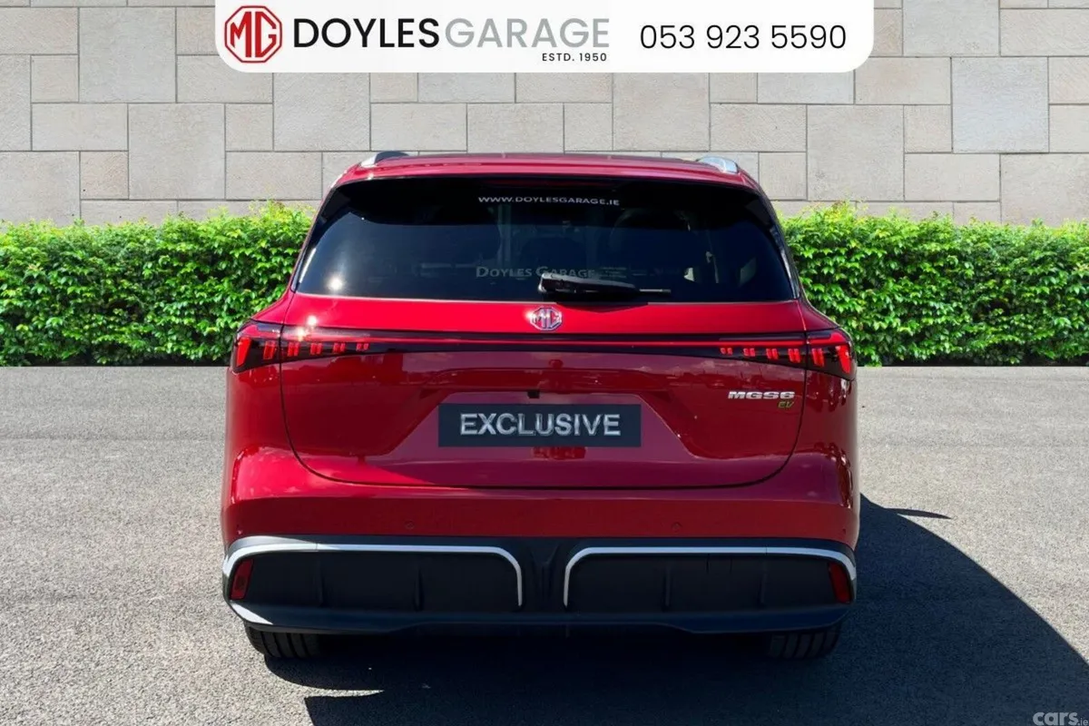 MG MGS6 SUV, Electric, 2027, Red