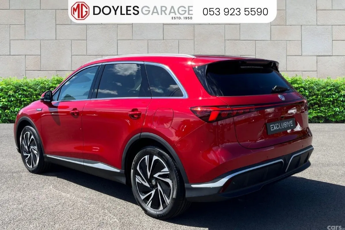 MG MGS6 SUV, Electric, 2027, Red