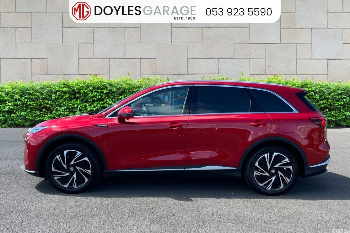 MG MGS6 SUV, Electric, 2027, Red