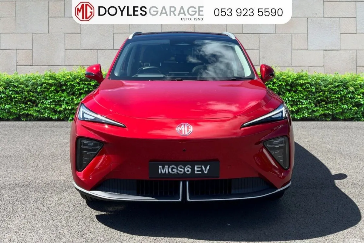 MG MGS6 SUV, Electric, 2027, Red