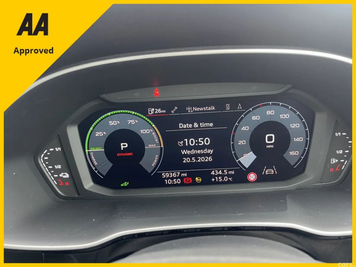 Audi Q3 SUV, Petrol Plug-in Hybrid, 2022, Black