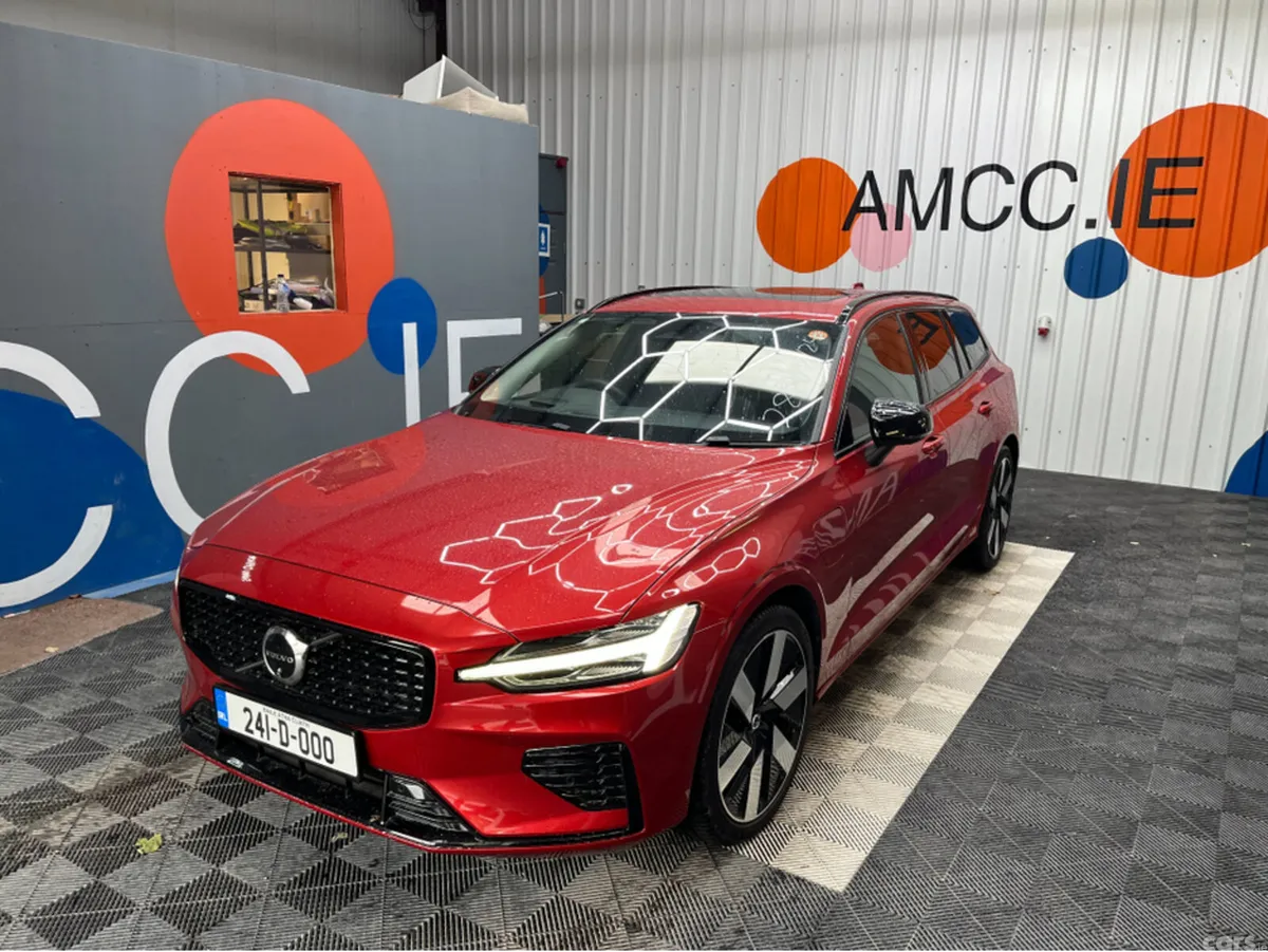 Volvo V60 Saloon, Petrol Plug-in Hybrid, 2024, Red
