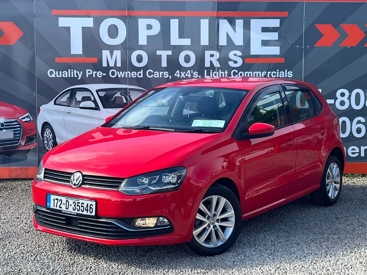 Volkswagen Polo Hatchback, Petrol, 2017, Red