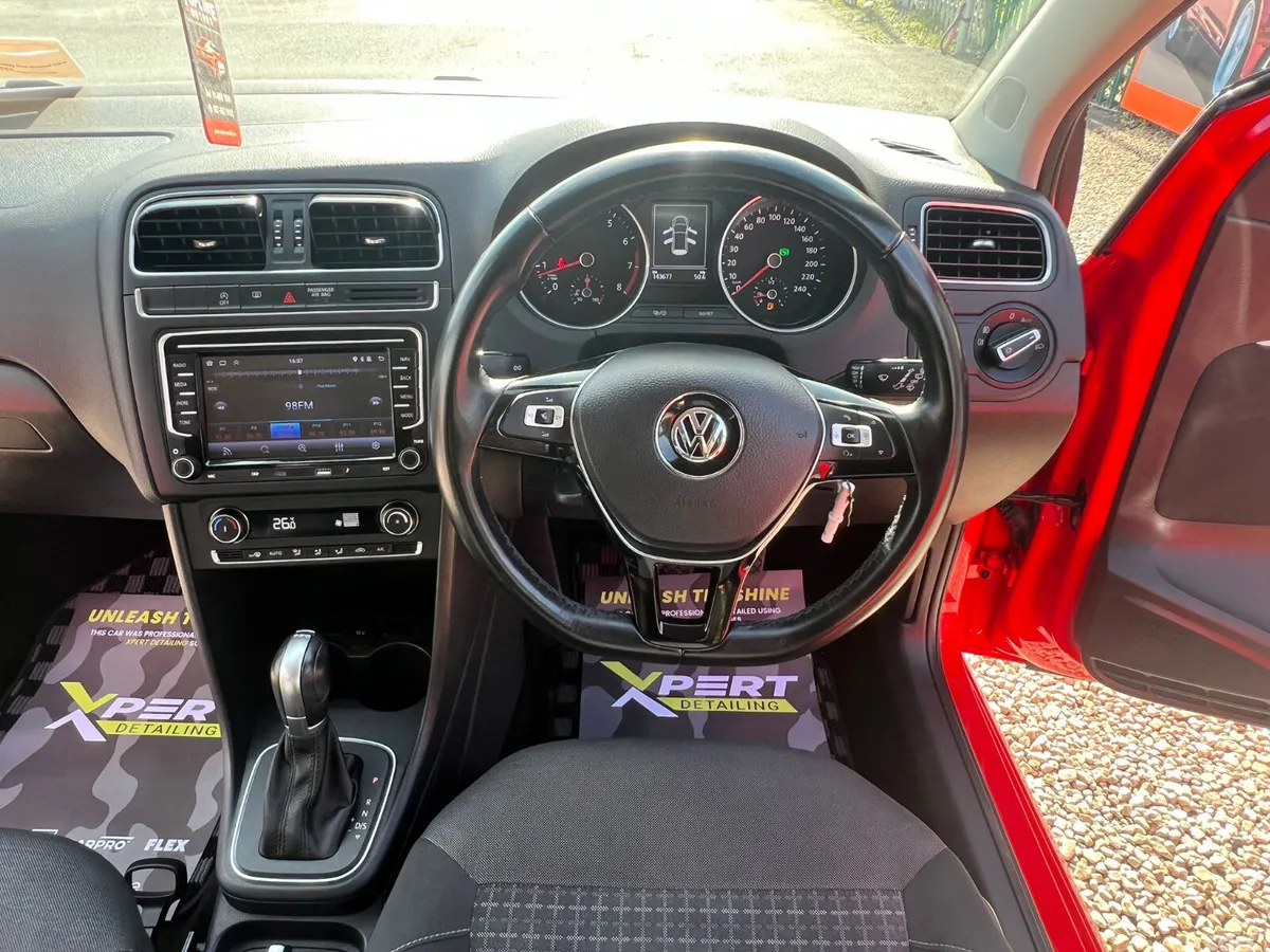 Volkswagen Polo Hatchback, Petrol, 2017, Red