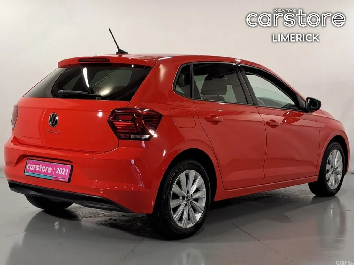 Volkswagen Polo Hatchback, Petrol, 2021, Red