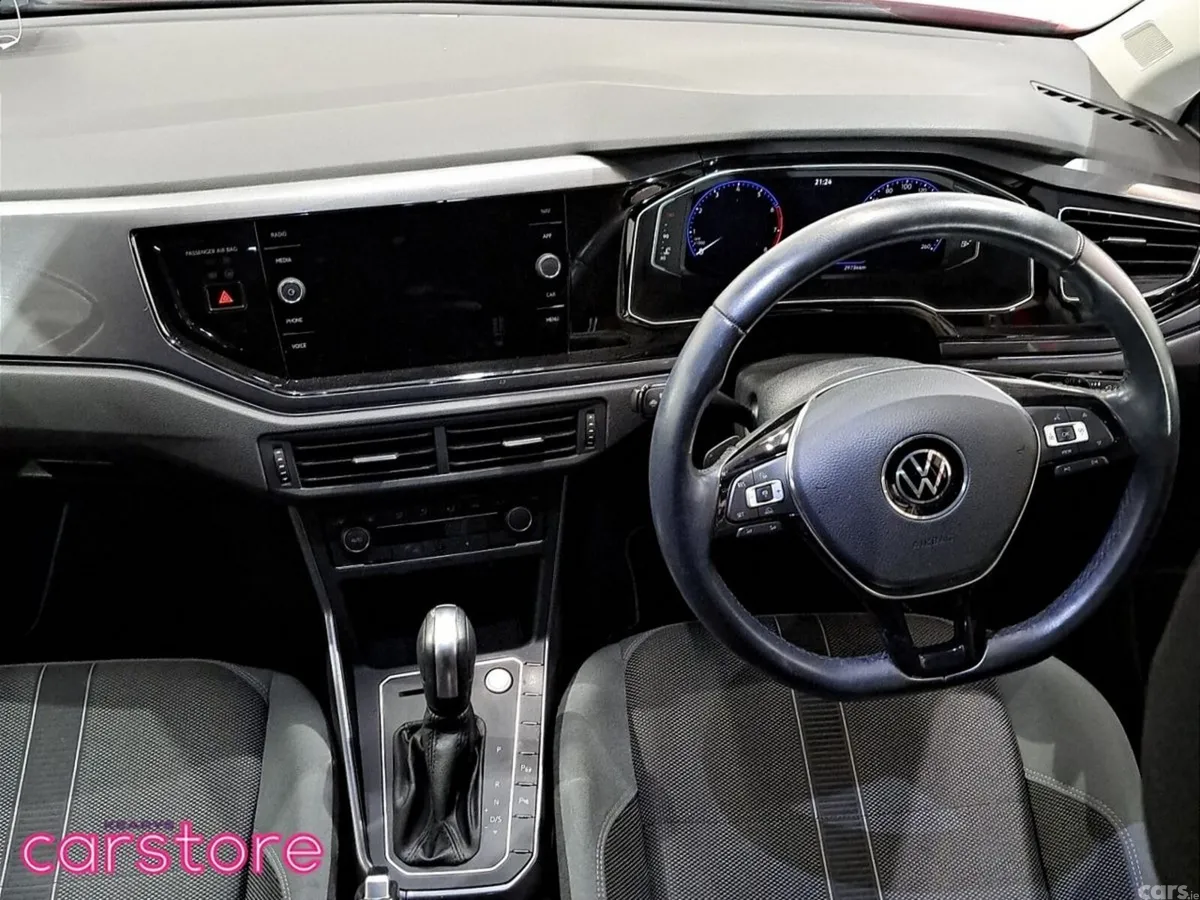 Volkswagen Polo Hatchback, Petrol, 2021, Red
