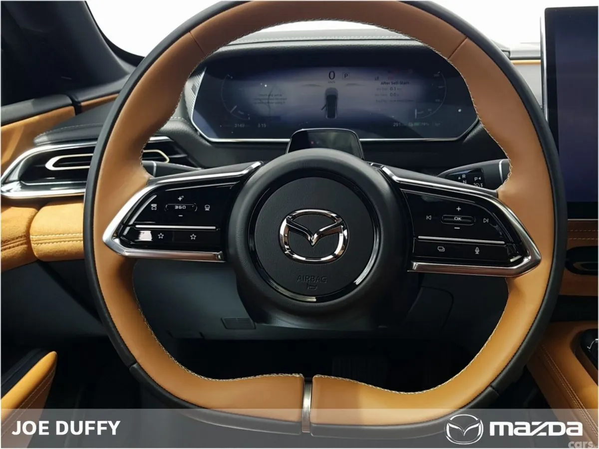 Mazda 6e Saloon, Electric, 2027, Red