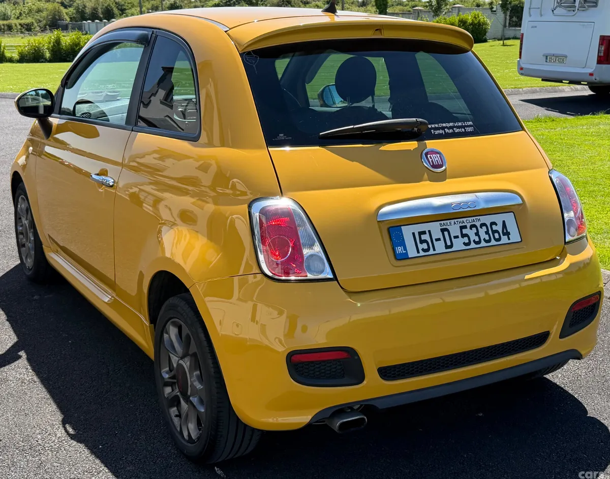 Fiat 500 Hatchback, Petrol, 2015, Yellow