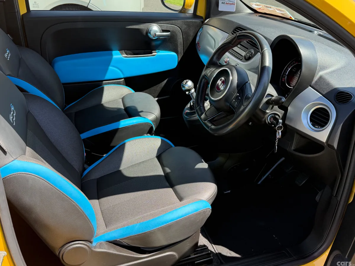 Fiat 500 Hatchback, Petrol, 2015, Yellow