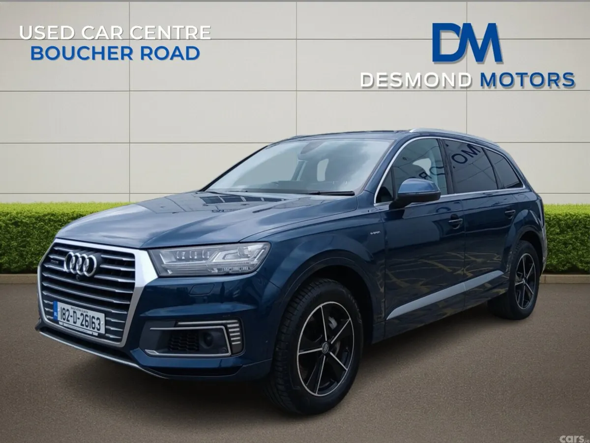 Audi Q7 SUV, Diesel Plug-in Hybrid, 2018, Blue