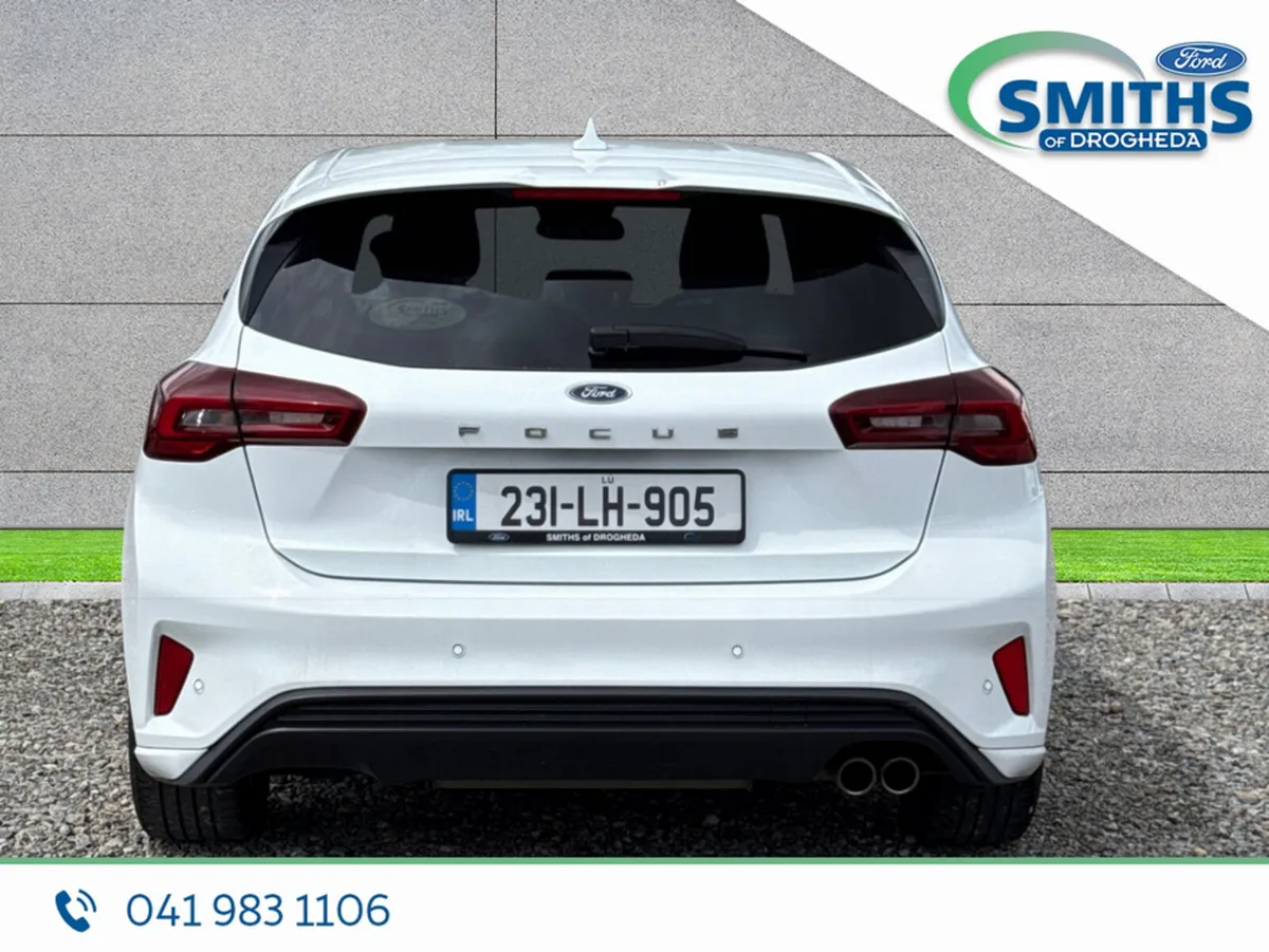Ford Focus Hatchback, Petrol Hybrid, 2023, White