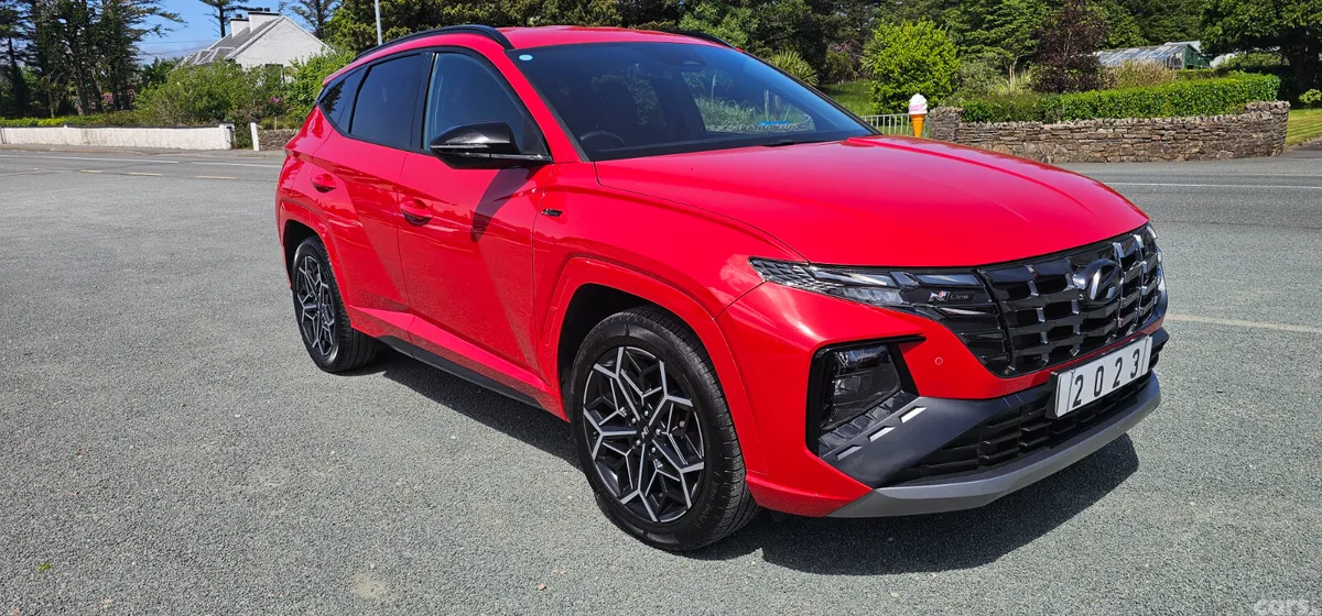 Hyundai Tucson SUV, Petrol Hybrid, 2023, Red