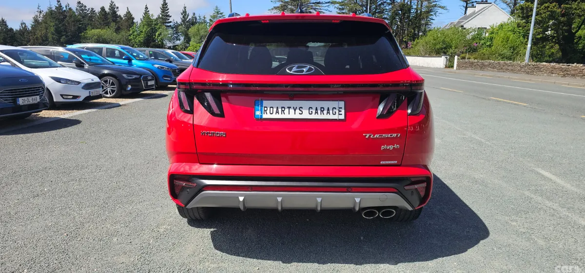 Hyundai Tucson SUV, Petrol Hybrid, 2023, Red