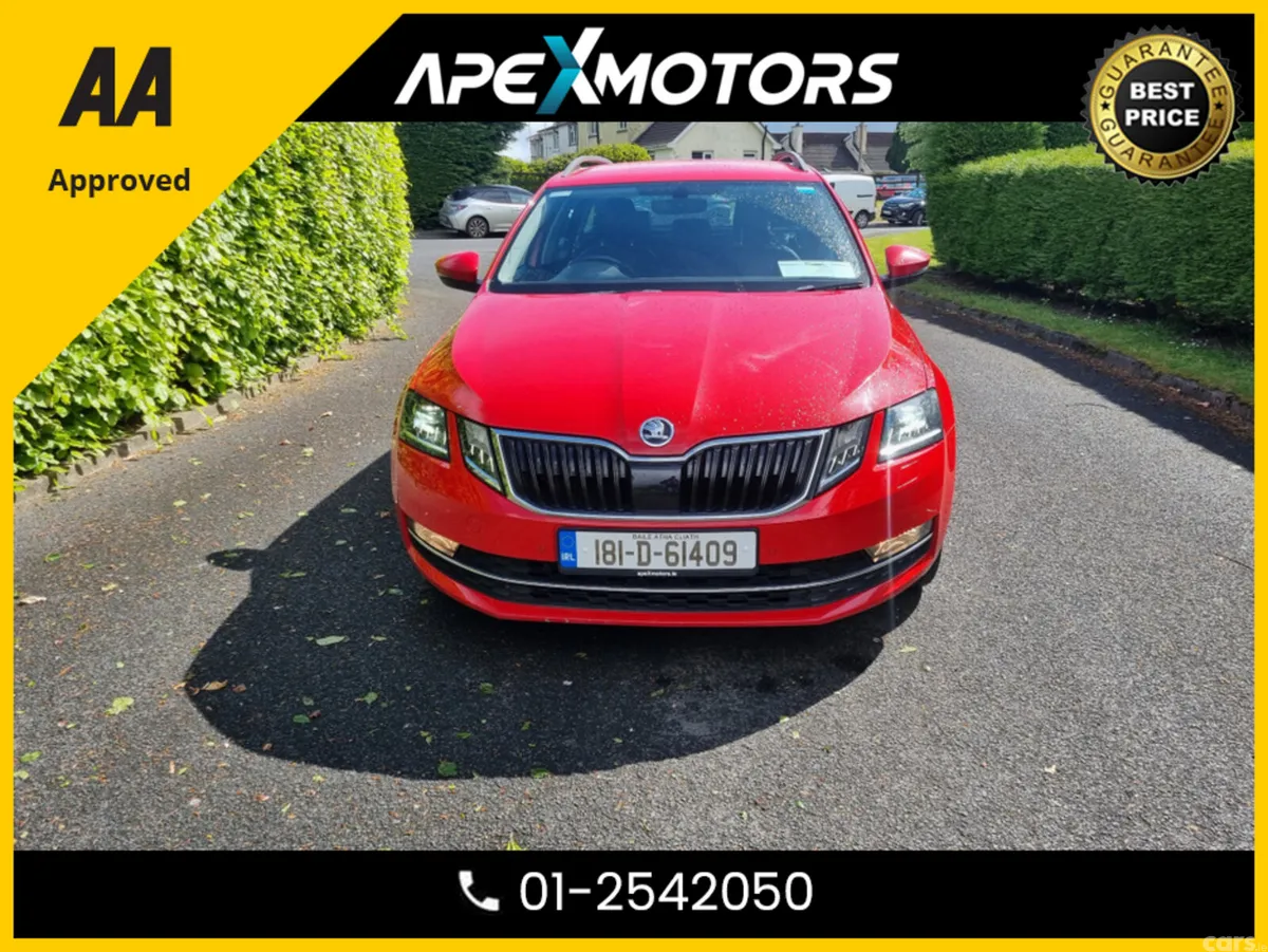 Skoda Octavia Estate, Diesel, 2018, Red
