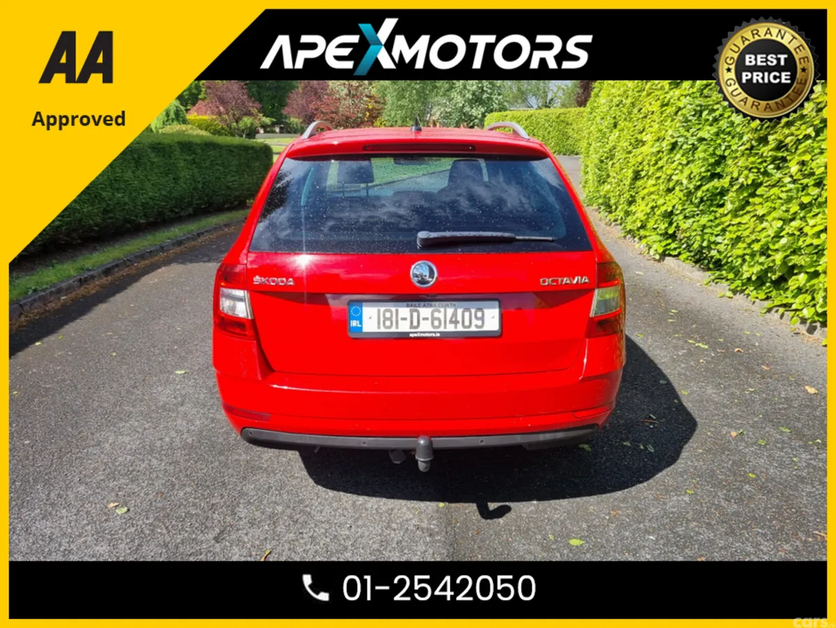 Skoda Octavia Estate, Diesel, 2018, Red