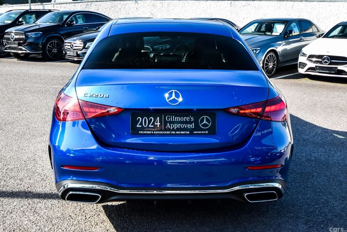 Mercedes-Benz C-Class Saloon, Diesel Hybrid, 2024, Blue