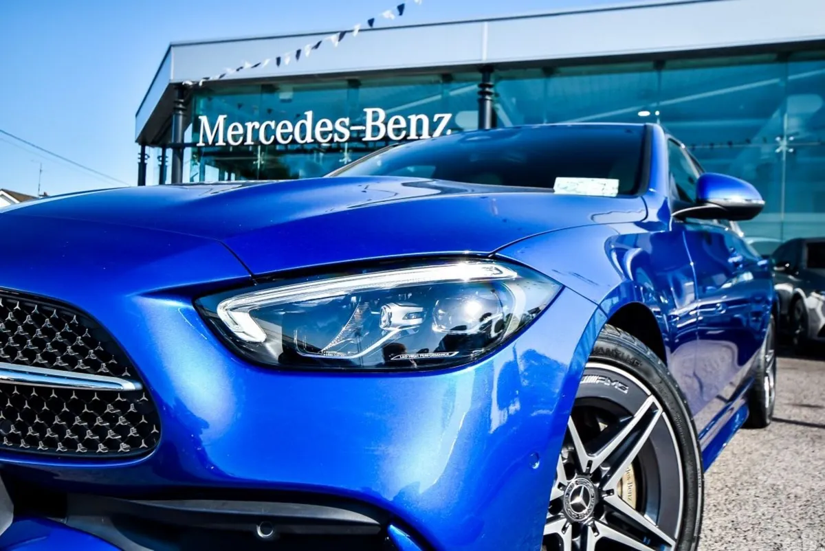 Mercedes-Benz C-Class Saloon, Diesel Hybrid, 2024, Blue