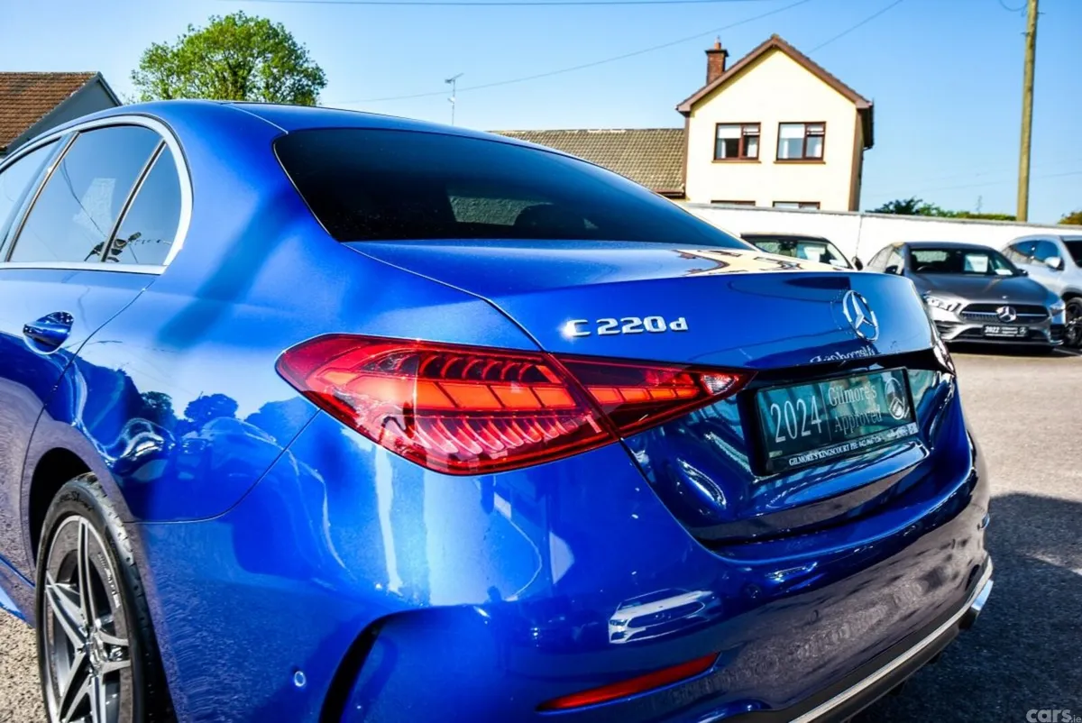 Mercedes-Benz C-Class Saloon, Diesel Hybrid, 2024, Blue