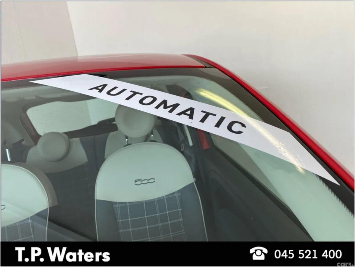 Fiat 500 Hatchback, Petrol, 2019, Red