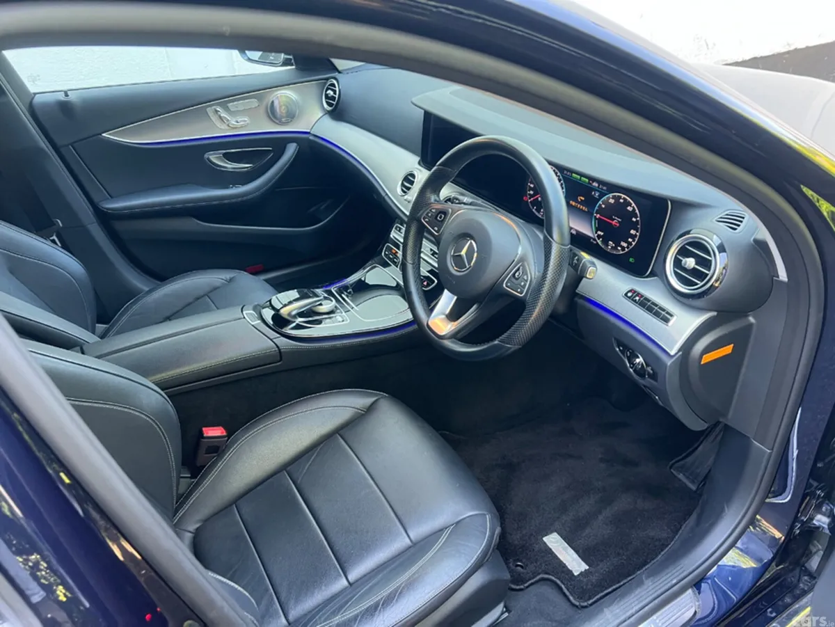 Mercedes-Benz E-Class Saloon, Petrol Hybrid, 2017, Blue