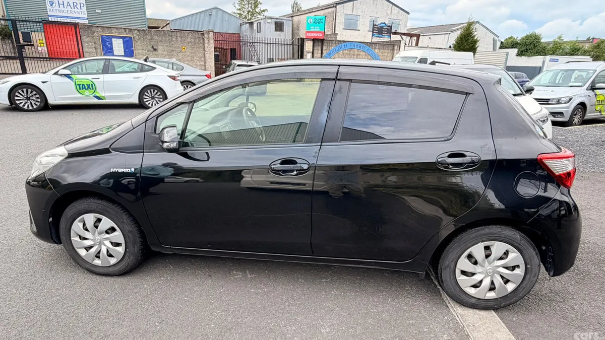 Toyota Vitz Hatchback, Petrol Hybrid, 2019, Black