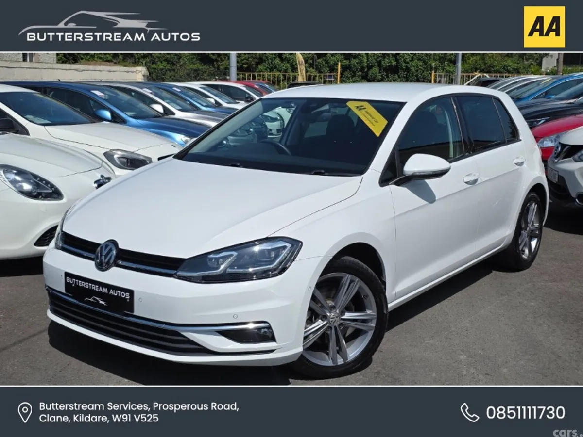 Volkswagen Golf Hatchback, Diesel, 2019, White