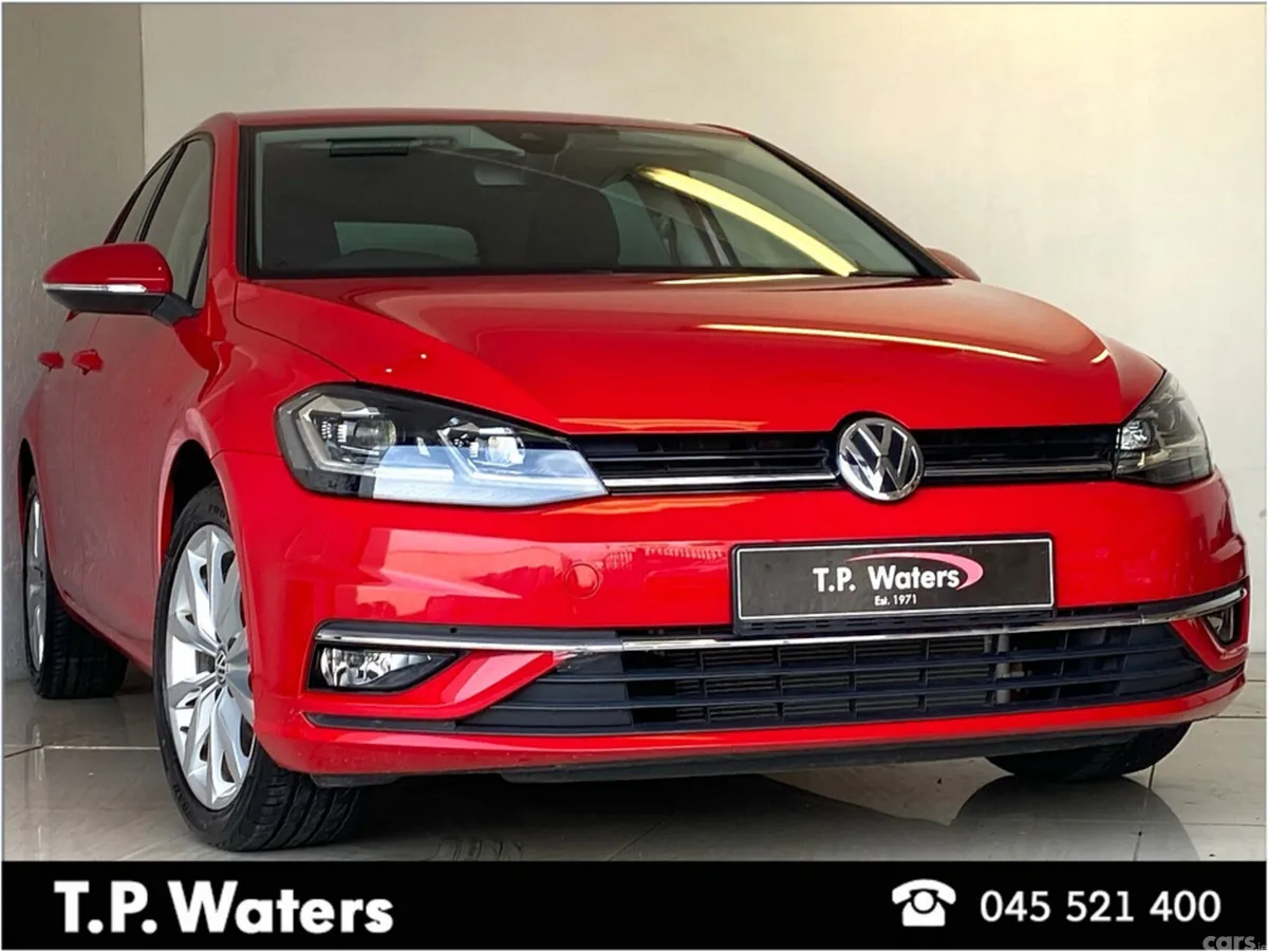Volkswagen Golf Hatchback, Petrol, 2018, Red