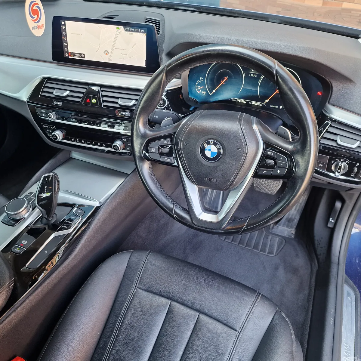 BMW 5-Series Saloon, Diesel, 2019, Blue
