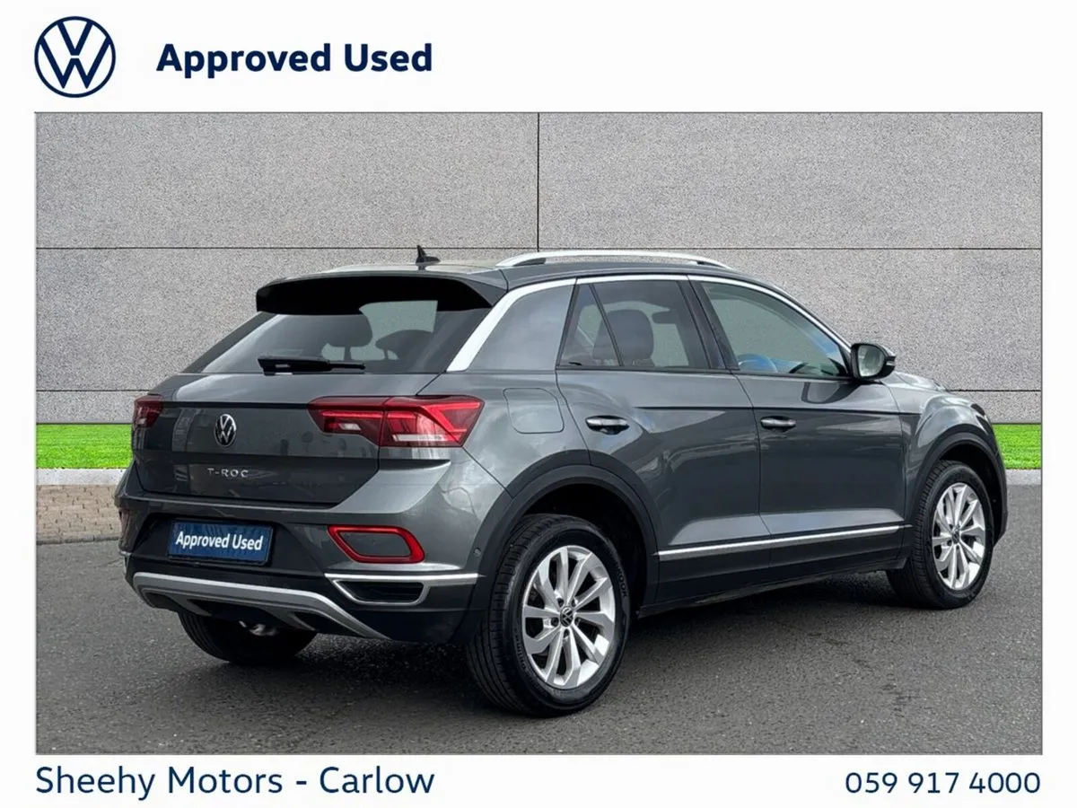 Volkswagen T-Roc SUV, Petrol, 2023, Grey