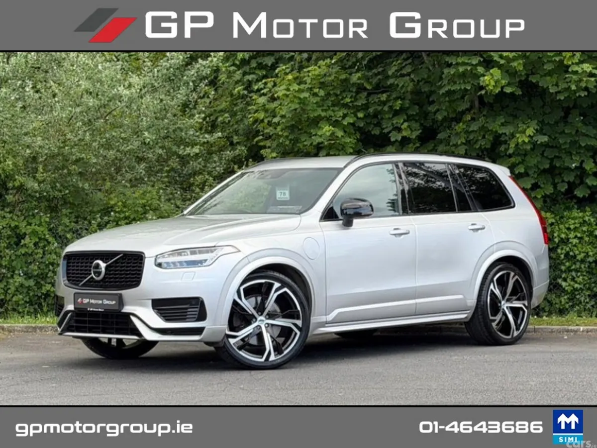 Volvo XC90 Estate, Petrol Plug-in Hybrid, 2021, Silver