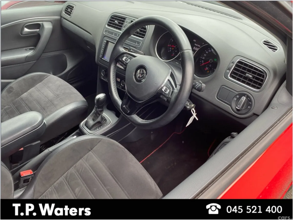 Volkswagen Polo Hatchback, Petrol, 2017, Red