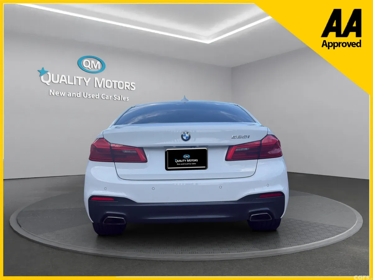 BMW 5-Series Saloon, Petrol, 2018, White