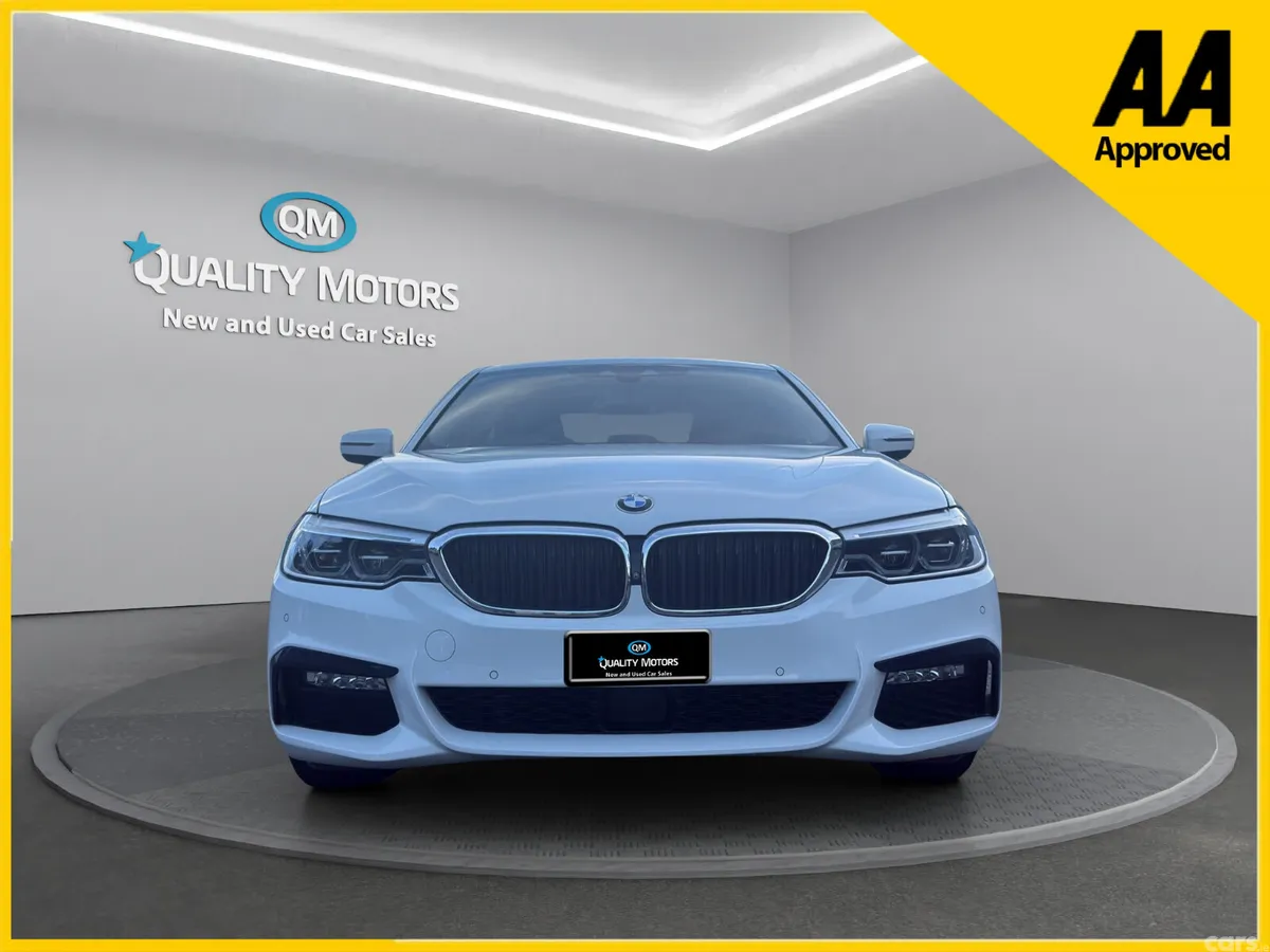 BMW 5-Series Saloon, Petrol, 2018, White