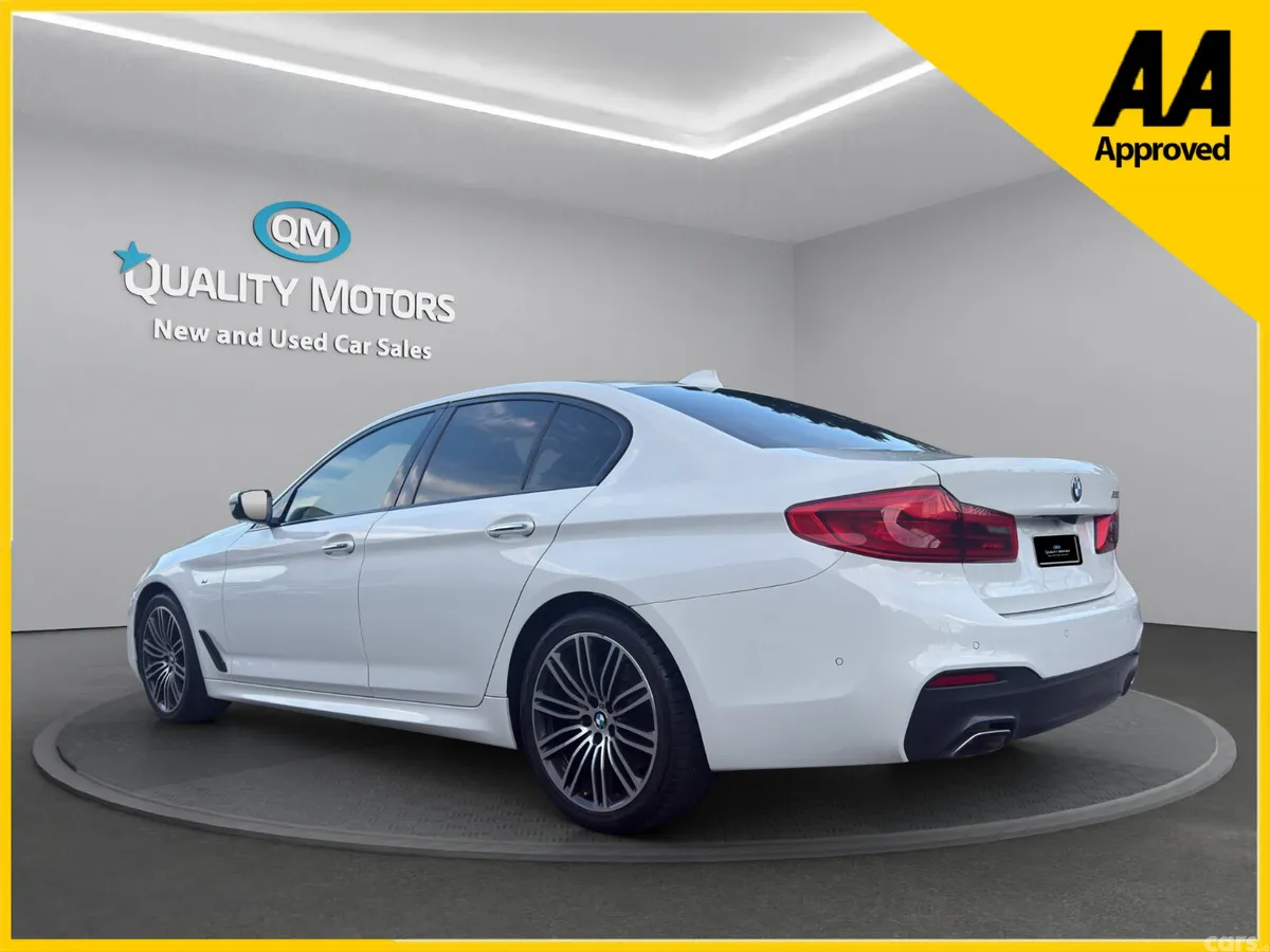 BMW 5-Series Saloon, Petrol, 2018, White